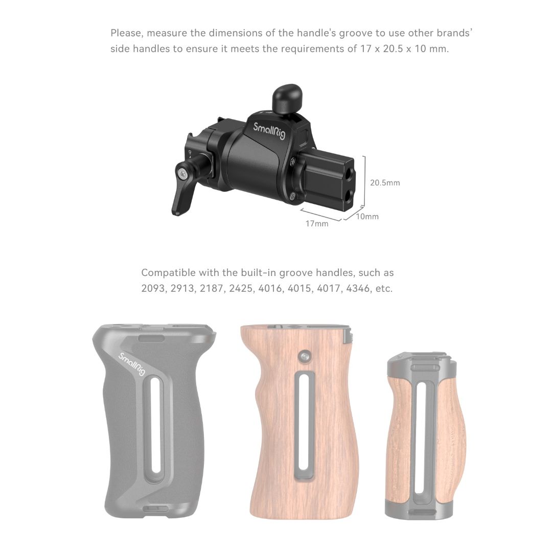 SmallRig Universal Rotating Handle Adapter 4112 - 5